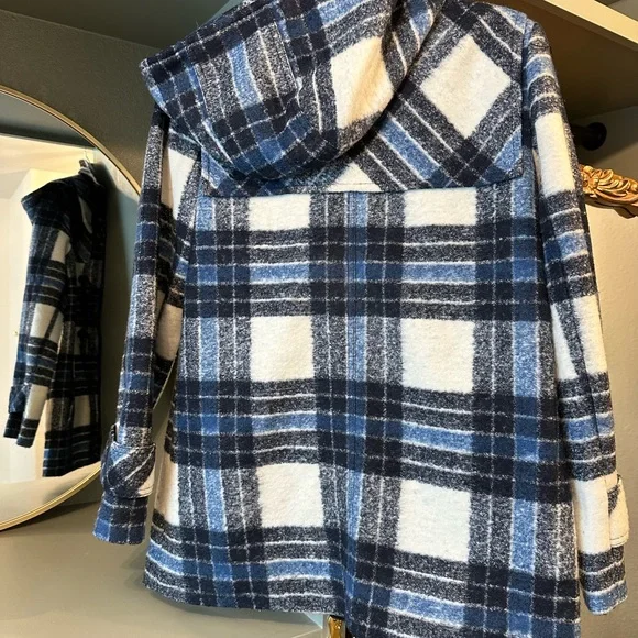 Worth Blue and White Plaid Jacket - Picture 2 of 5